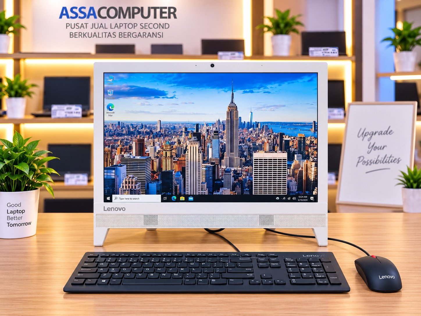 Lenovo IdeaCentre 310-20IAP bekas - Assacomputer Jogja