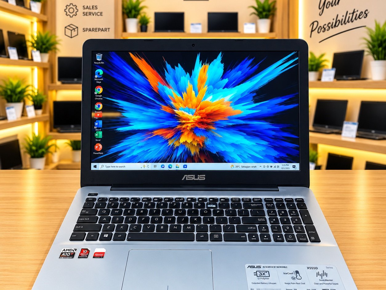 Asus X555Q bekas - Assacomputer Jogja