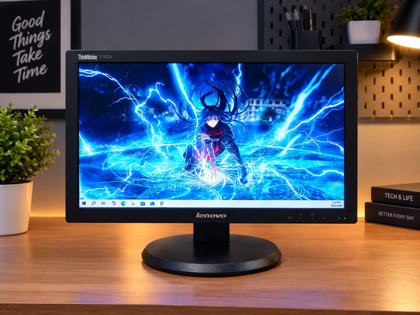 Monitor Lenovo E1922S bekas - Assacomputer Purwokerto